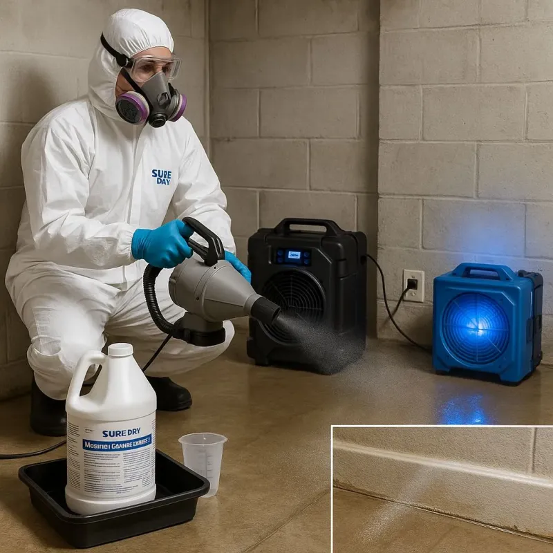Sanitization and Odor Removal process in Hugo, OK